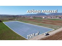 KONYA / AKÖREN / TÜLCE 7.592 m² MÜSTAKİL TAPULU TARLA