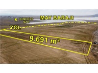 ÇUMRA/ALİBEYHÜYÜĞÜN'DE BARAJA ÇOK YAKIN 9.691M2 MÜSTAKİL TAPULU ARAZİ