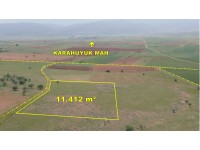 AKÖREN KARAHÜYÜKDE 11.412 M2 MÜSTAKİL TAPULU TARLA